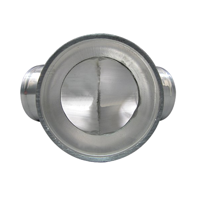 Aluminum Y Pipe Dual 3" to 3.5" Air Intake Twin Turbo Intercooler Piping