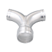Aluminum Y Pipe Dual 1.5" to 2" Cold Air Intake Turbo Intercooler Pipe Aluminum Y Pipe Dual 1.5" to 2" Cold Air Intake Turbo Intercooler Pipe