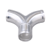 Aluminum Y Pipe Dual 2.5" to 2.5" Cold Air Intake Turbo Intercooler Pipe Aluminum Y Pipe Dual 2.5" to 2.5" Cold Air Intake Turbo Intercooler Pipe