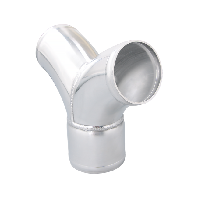 Aluminum Y Pipe Dual 2.75" to 3" Cold Air Intake Turbo Intercooler Pipe