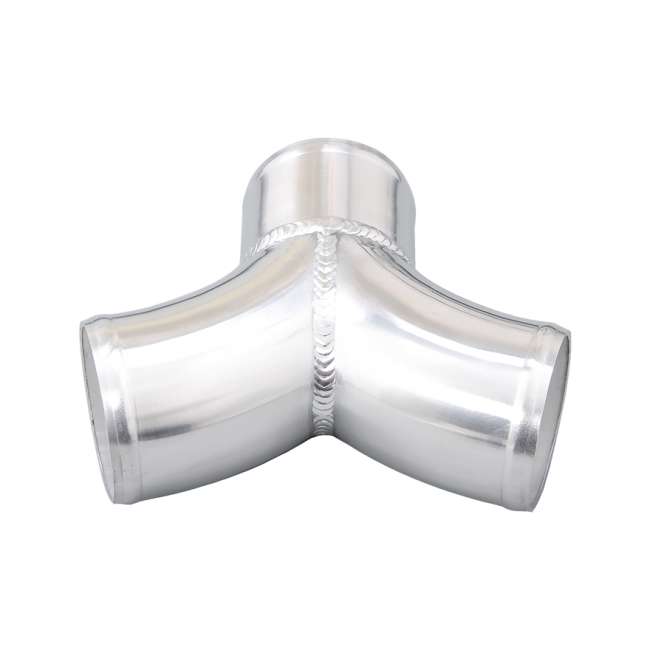 Aluminum Y Pipe Dual 3" to 3" Cold Air Intake Turbo Intercooler Pipe