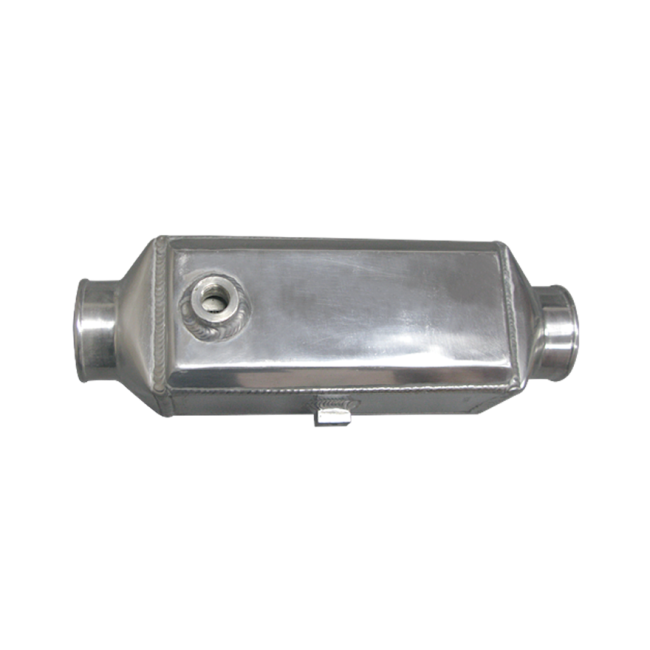 Universal Liquid/Water to Air Intercooler 3.5"X4"X14",Two 2.5" Air