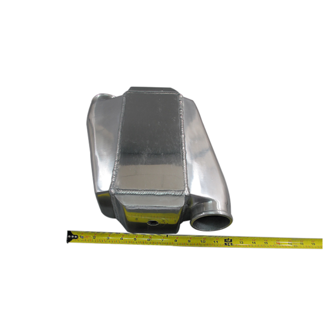 Liquid Water to Air Intercooler, Core 10"x5"x4.5", 4.5" Core, 3" Air Inlet & Outlet