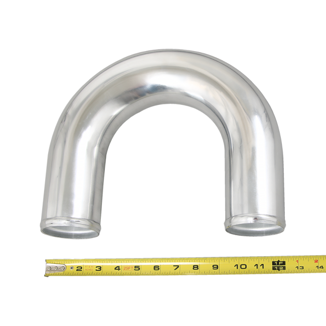 Universal aluminum pipe Piping Kit 3" 6 pcs Exhaust 45 90 U Pipe Tube