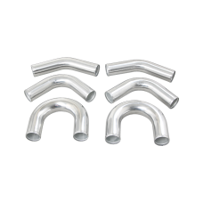 Universal aluminum pipe Piping Kit 3" 6 pcs Exhaust 45 90 U Pipe Tube Universal aluminum pipe Piping Kit 3" 6 pcs Exhaust 45 90 U Pipe Tube