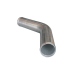 2.5" 45 Degree Aluminum Pipe, Mandrel Bent Polished, 2.0mm Thick Tube, 18" Length