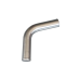 2.25" 75 Degree Mandrel Bent Polished Aluminum Pipe, 2.0mm Thick Tube, 18" Length