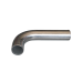 2.25" L-Bend Aluminum Pipe, Mandrel Bent Polished, 2.0mm Thick Tube, 18" Length
