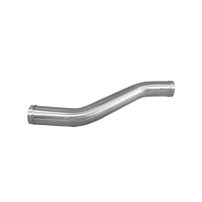 1.75" OD Air Intake S shape Aluminum Pipe, Mandrel Bent Polished, 1.65mm Thick Tube, 15" Length.