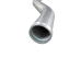 1.5" OD Air Intake S shape Aluminum Pipe, Mandrel Bent Polished, 1.65mm Thick Tube, 15" Length.