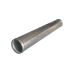 2.25" Straight Polished Aluminum Pipe, 2.0mm Thick Tube, 18" Length