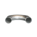 2" U-Bend Universal Aluminum Pipe, Mandrel Bent Polished, 2.0mm Thick Tube, 18" Length