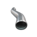 2" OD Air Intake S shape Aluminum Pipe, Mandrel Bent Polished, 2mm Thick Tube, 14" Length.