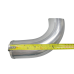 2pcs 2.5" Inch OD 90 Degree L-Bend Universal Aluminum Intercooler Intake Pipe Tube