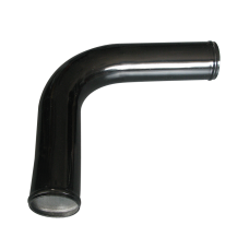 2.5" Aluminum Pipe 75 Degree Bend, Powder Coated, Mandrel Bent, 2.0mm Thick, 18" Length