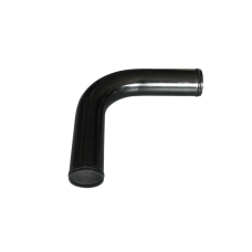 2.5" Aluminum Pipe 90 Degree Bend, Powder Coated, Mandrel Bent, 2.0mm Thick, 18" Length