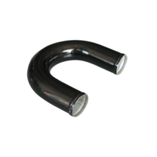 3" Aluminum Pipe 180 Degree U Bend, Powder Coated, Mandrel Bent, 2.0mm Thick, 18" Length Tube