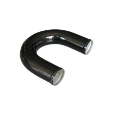 3" Aluminum Pipe 180 Degree U Bend, Powder Coated, Mandrel Bent, 2.0mm Thick, 18" Length