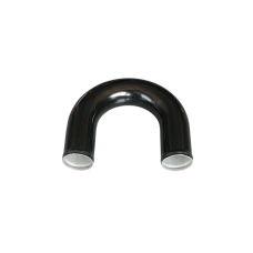 2.5" Aluminum Pipe 180 Degree U Bend, Powder Coated, Mandrel Bent, 2.0mm Thick, 18" Length