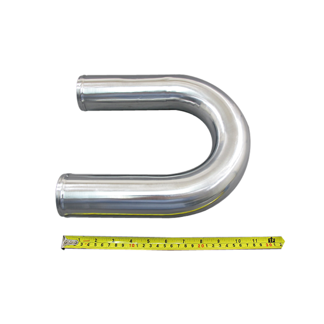 2.5" OD Universal Aluminum Pipe 180 Degree UBend, 2mm Thick Tube,24