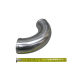 2.75" OD 120 Degree Aluminum Pipe, Mandrel Bent Polished, 2mm Thick Tube, 10" Length 2.75" OD 120 Degree Aluminum Pipe, Mandrel Bent Polished, 2mm Thick Tube, 10" Length
