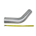 2pcs 3" Inch OD 45 Degree Universal Aluminum Intercooler Intake Pipe Tube
