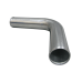 3" OD Aluminum Pipe 75 Degree, 2.0mm Thick Tube, 24" in Length