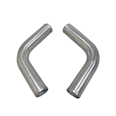 2pcs 3" Inch OD 75 Degree Universal Aluminum Intercooler Intake Pipe
