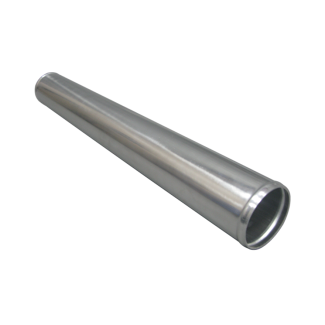 3" OD Straight Aluminum Pipe, 2.0mm Thick Tube, 24" in Length