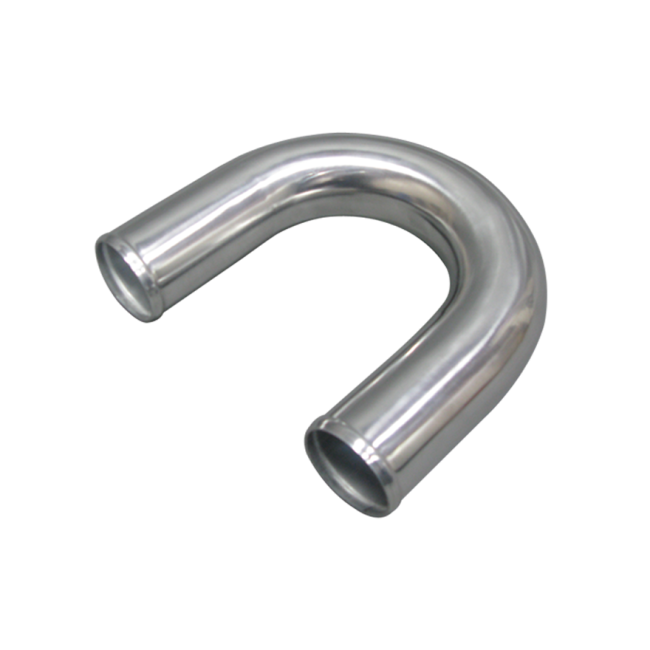 3" OD Aluminum Pipe 180 Degree UBend, 2.0mm Thick Tube, 24" in Length