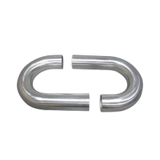 2pcs 3" Inch OD 180 Degree J-Bend Universal Aluminum Intercooler Intake Pipe