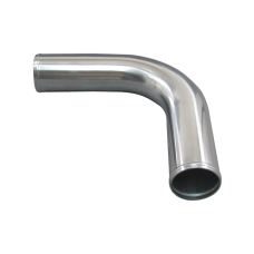 3.5" Aluminum Pipe 90 Degree Mandrel Bend, 3.0mm Thick Tube, 24" in Length