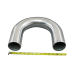 3.25" Aluminum Pipe 180 Degree U-Bend, 3.0mm Thick Tube, 21.5" in Length