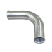 4" Aluminum Pipe 90 Degree Bend, Polished, Mandrel Bent, 3.0mm Thick, 24" Length Tube