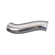 4" OD Air Intake S shape Aluminum Pipe, Mandrel Bent Polished, 3mm Thick Tube, 16" Length
