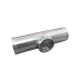 2.25" O.D. BOV FLANGE PIPE, Polished Aluminum, 9" long, for HKS SSQV/SQV Blow Off Valves