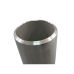 2.25" O.D. Extruded 304 Stainless Steel Straight Pipe Tube, 3" Long, Polished Finishing