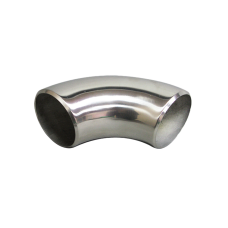 2.5" O.D. Extruded 304 Stainless Steel Elbow 90 Degree Pipe Tube , 3mm (11 Gauge) Thick