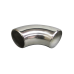 2.5" O.D. Extruded 304 Stainless Steel Elbow 90 Degree Pipe Tube , 3mm (11 Gauge) Thick