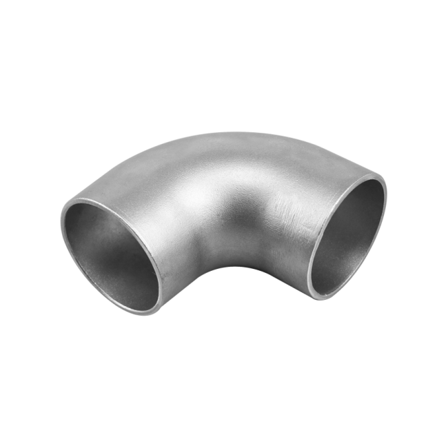 Stainless T304 Induction Pipe 2.5" 63mm x 90 degrees Tight Rad Universal