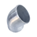 Polished Cast Aluminum 45 Degree 5" O.D. Elbow Pipe Tube