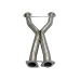 Catback Exhaust System For 90-96 Nissan 300ZX Z32 2 Seater