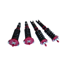 Coilover Shock Suspension Kit For 90-96 300ZX Z32; Spring Rate: Front 12kg / Rear 10kg