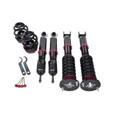 Damper CoilOvers Shock Suspension Kit For 97-04 Audi A6 C5 Pillow Ball Mount