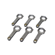 H-Beam Connecting Rods Conrod 6 Pcs For BMW E36 M3 S50B30 M50