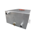 4 Gallon Polished Aluminum Ice Box Tank + Water Pump