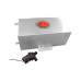 4 Gallon Polished Aluminum Ice Box Tank + Water Pump