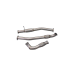 3" Turbo Downpipe + Exhaust Mid Pipe For 240SX S13 S14 2JZGTE Swap