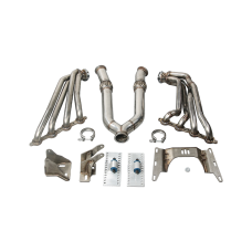 Engine Transmission Mounts Kit Header Exhaust Y For BMW E46 LS1 LSx T56 Swap