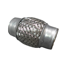 1.75" X 4" Stainless Steel Downpipe Exhaust Muffler Flex Pipe